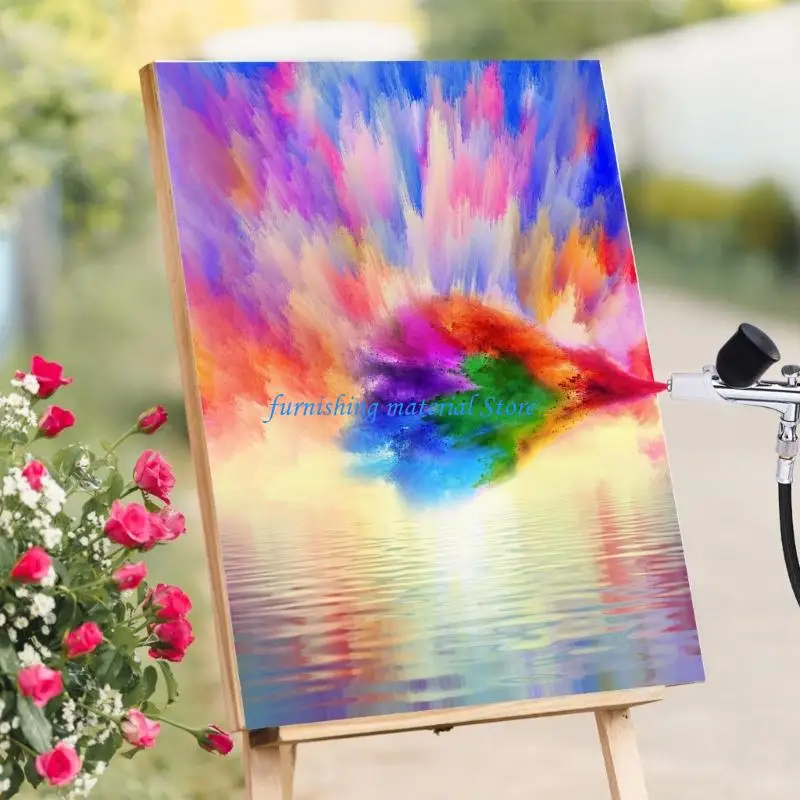 

Y5GD Удобный распылитель для начинающих, набор для рисования для поделок, включает в себя воздушные компрессоры, аэрографы для