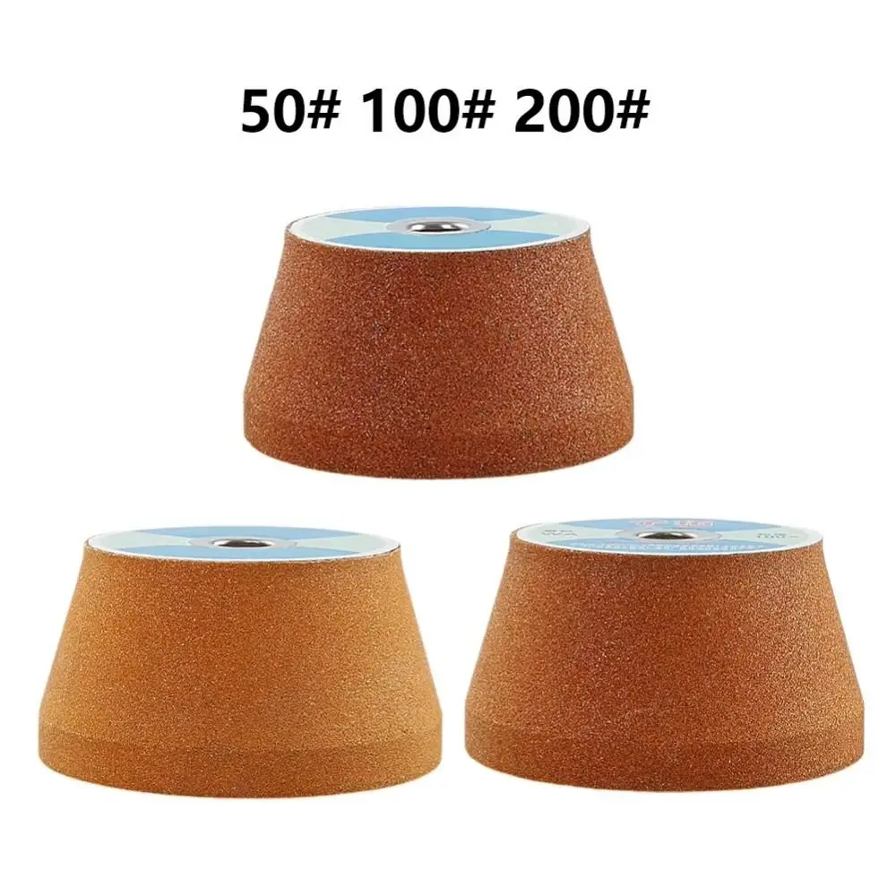 Grit 50/100/200Grit White Corundum Grinding Wheel Power Tools Cup-shaped Grinding Polishing Trimming White Corundum Polishing