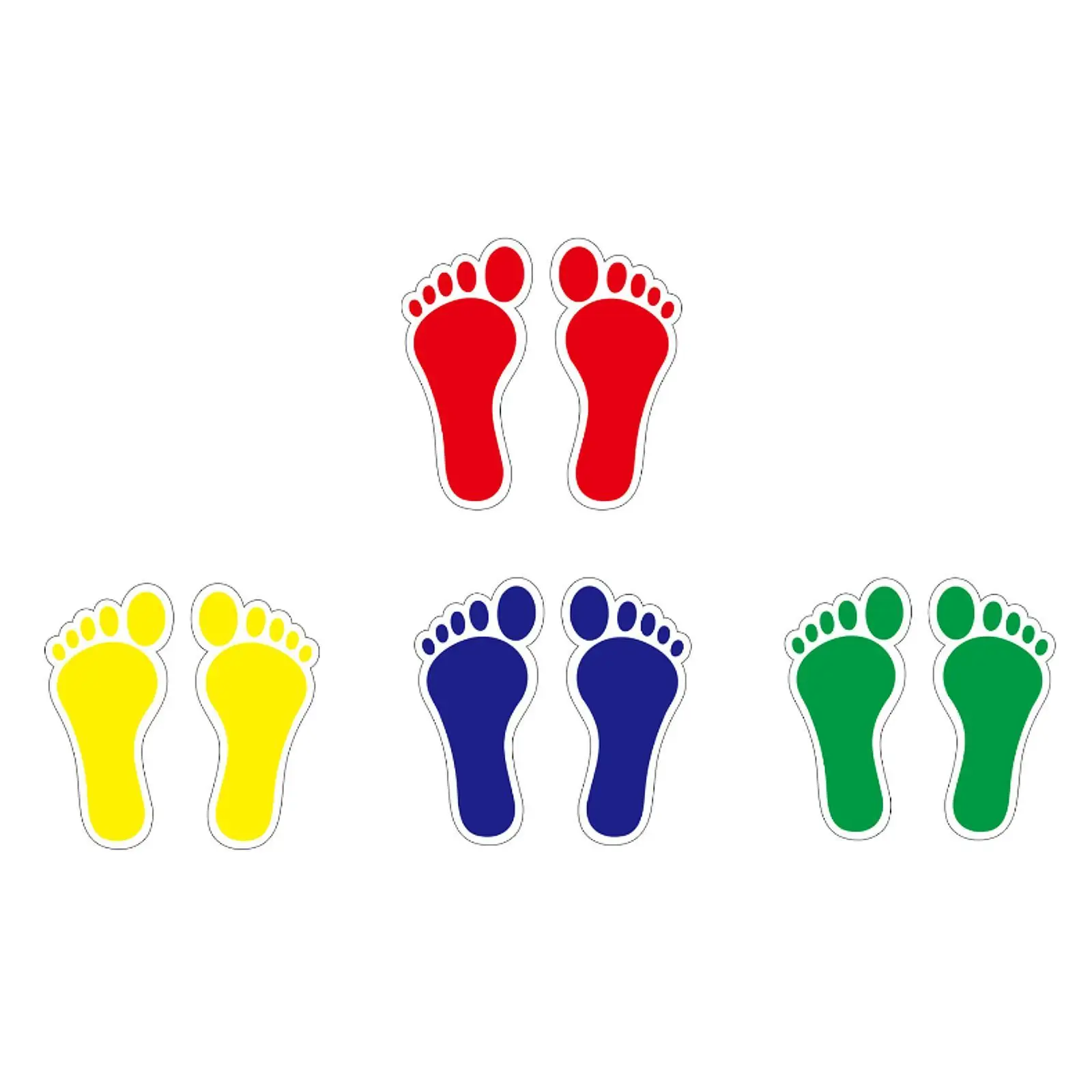 Footprint Stickers Portable Kindergarten Floor Decals for Directing People Where to Factory Living Room Decoration School