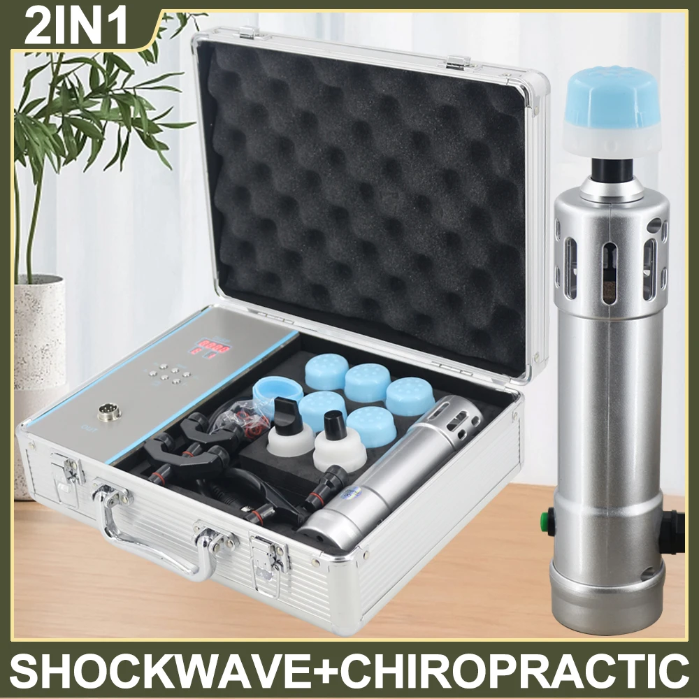 Shockwave Therapy Machine, Massageador Corporal para Tratamento DE, Profissional Shock Wave, Eficaz Anti-Stress, Alívio da Dor, Eficaz