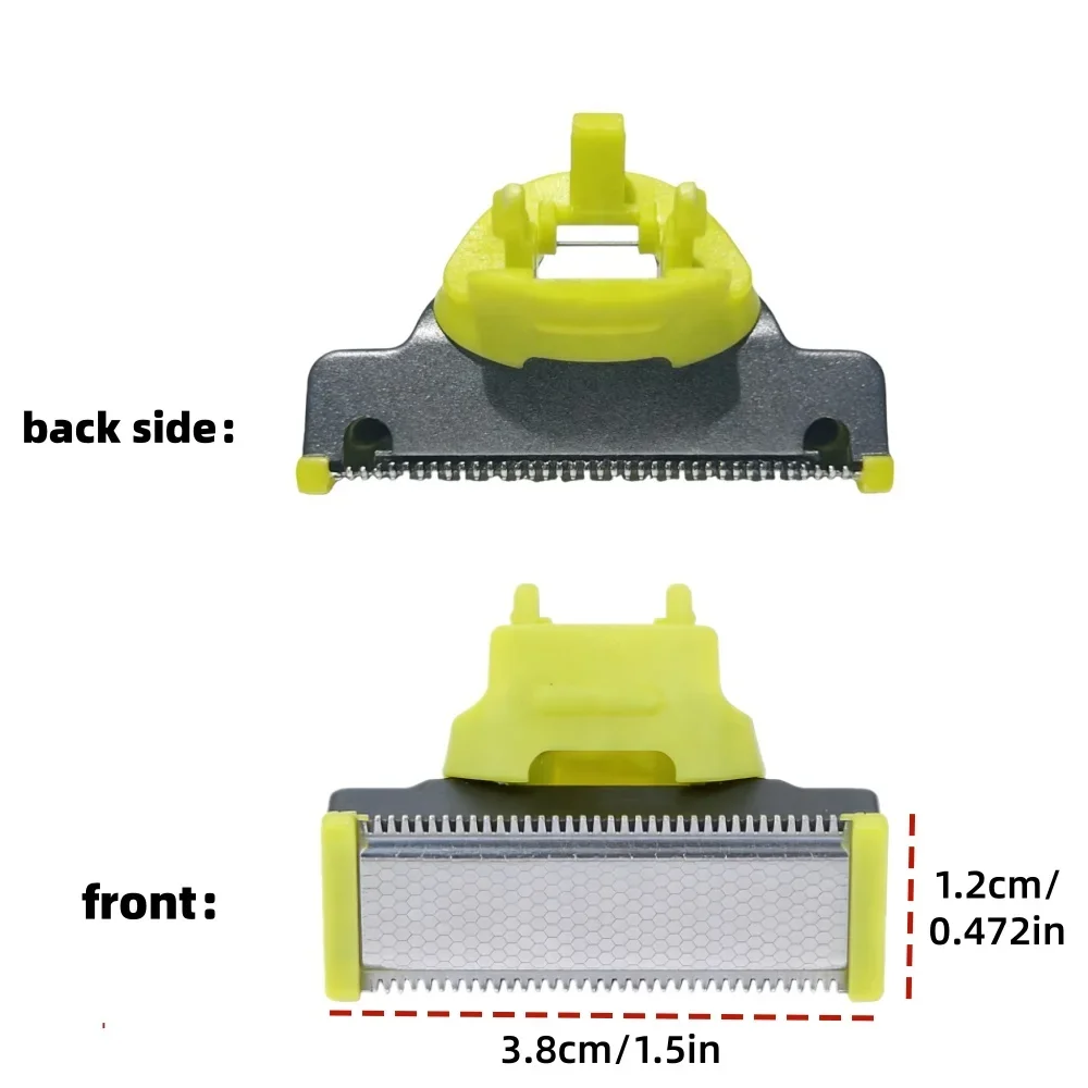 

299--MLG Electric Shaver Replacement Heads, 1/2/3/4 Packs, Men’s Beard Trimming & Grooming Accessories, Easy to Clean