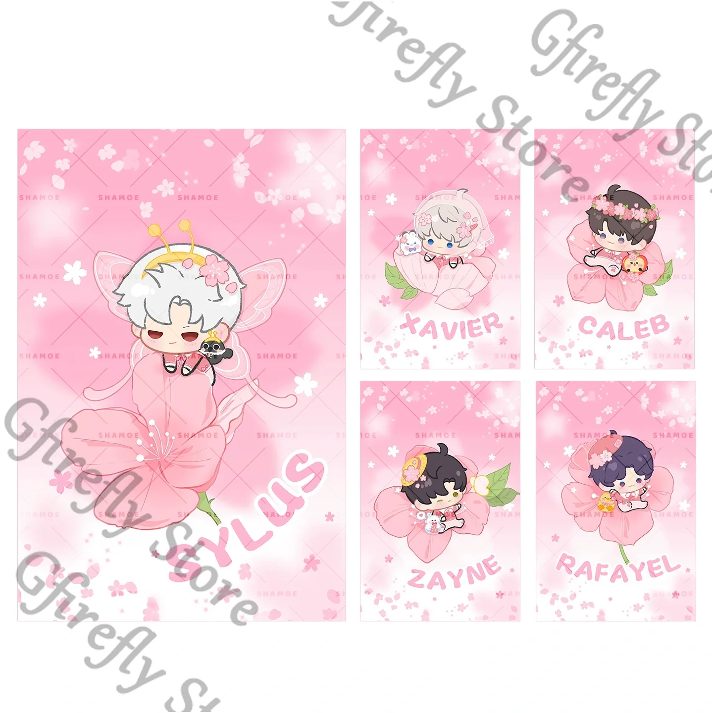 Amor y espacio profundo Xavier Sylus Caleb Rafayel Zayne Impresión manta de franela de lana edredón sábana mantas mascota Maumet