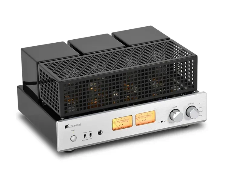 

MUZISHARE X7 New KT88 Push-Pull Tube Amplifier Balanced GZ34 Lamp Amp Best Selling with Phono and Remote