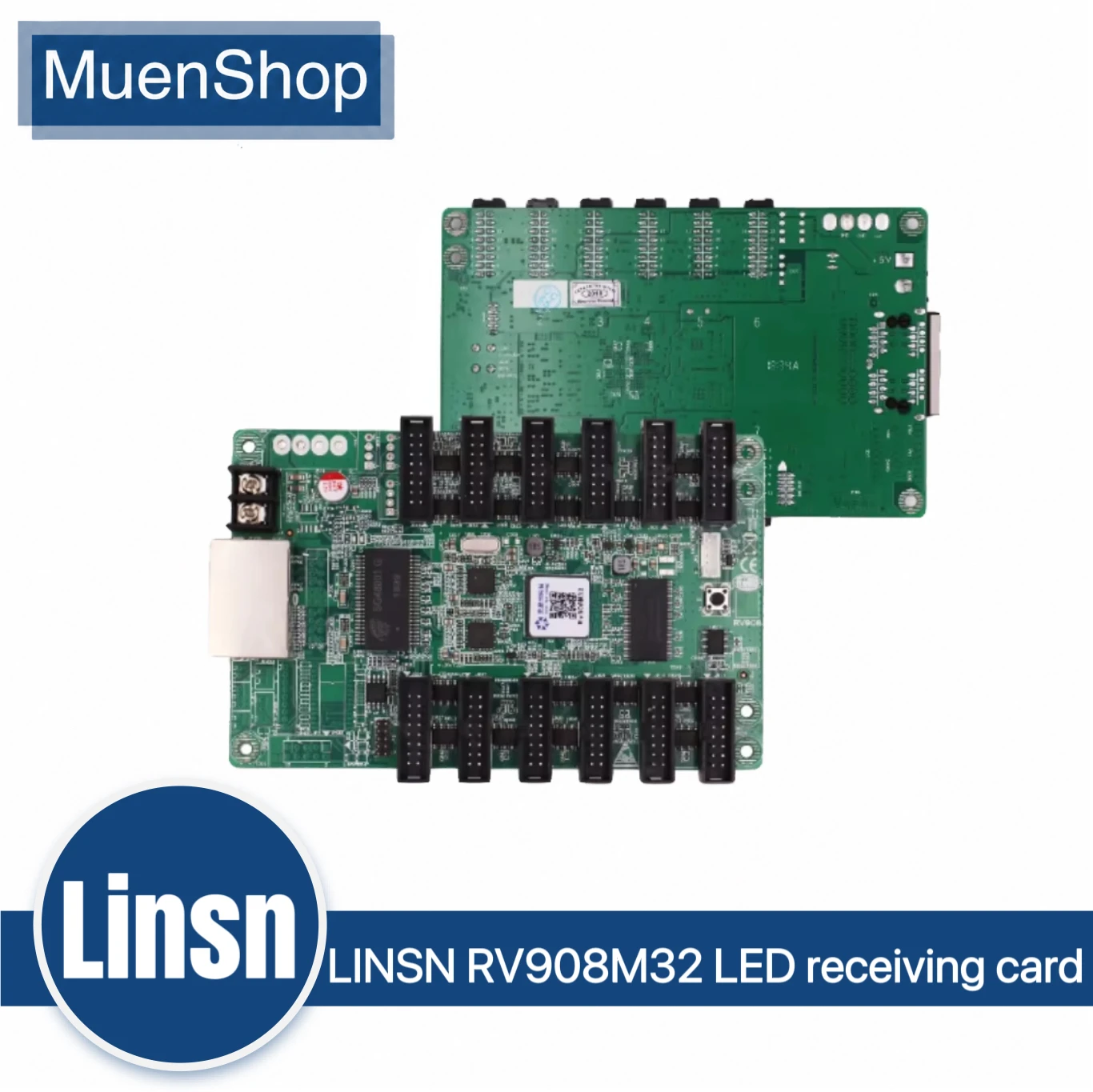 LINSN RV908M32 Receiving Card 12 HUB75E  Full Color LED Display Video Wall Control Card Compatible With TS802D Se