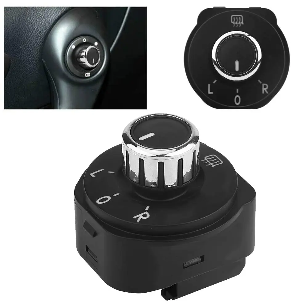 Replacement 6RD 959 565B 6RD959565B for Polo Remote Control Rearview Adjustment Button Heating Control Side Mirror Knob Switch