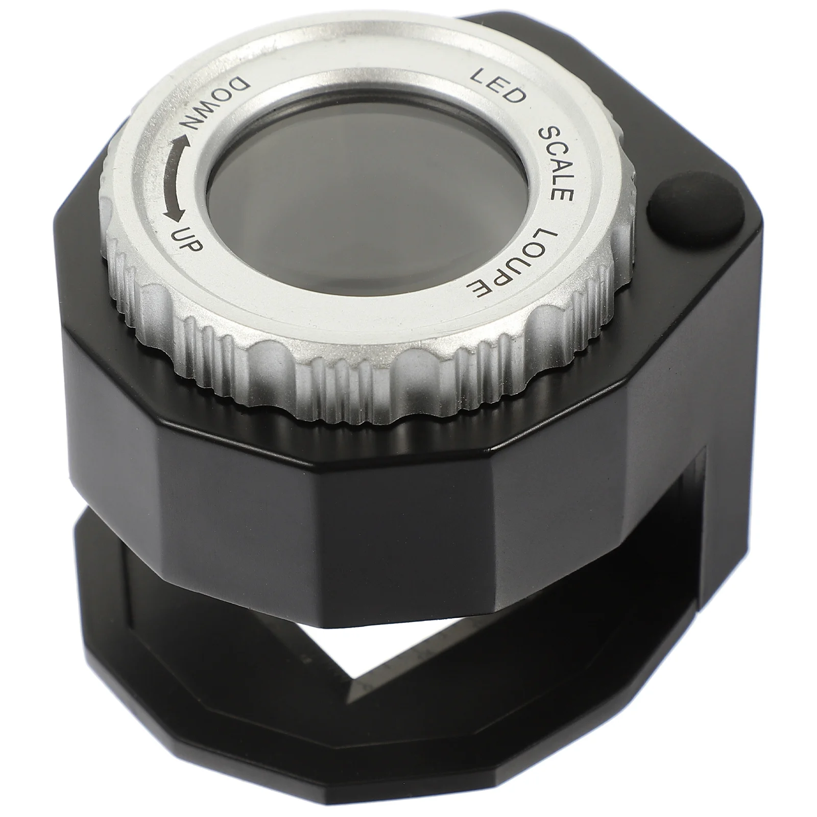 

1 Set Illuminate Jewelers Loupe Portable Handheld Magnifying Glass Led Light Jewelry Gemstone Inspection Dual Lens Optical Glass