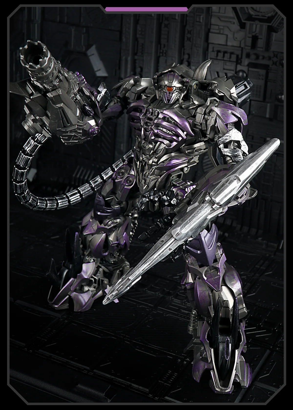 LED Transformation Shockwave Shockblast Cybertron Decepticons G1 Anime Film Modell Verformbare Action Figur Roboter Modus Spielzeug Geschenk – Detail 13