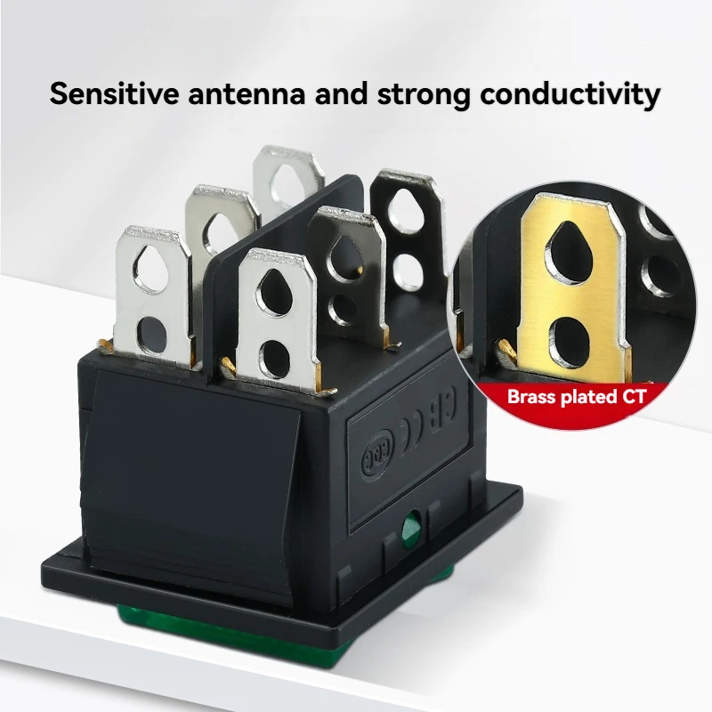  KCD4 Rocker Switch ON-OFF 4 Pins /6 Pins Electrical equipment With Light Power Switch Switch cap 16A 250VAC/ 20A 125V