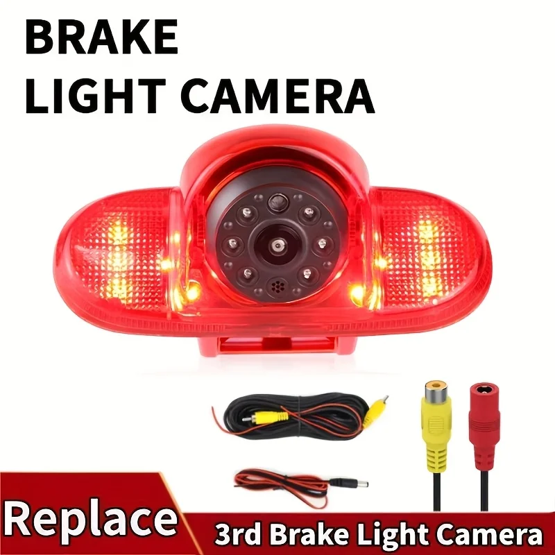 

3-я резервная камера заднего вида с высоким креплением стоп-сигнала — подходит для Renault Traffic Vauxhall Vivaro Combo 2001-2014, замена OEM