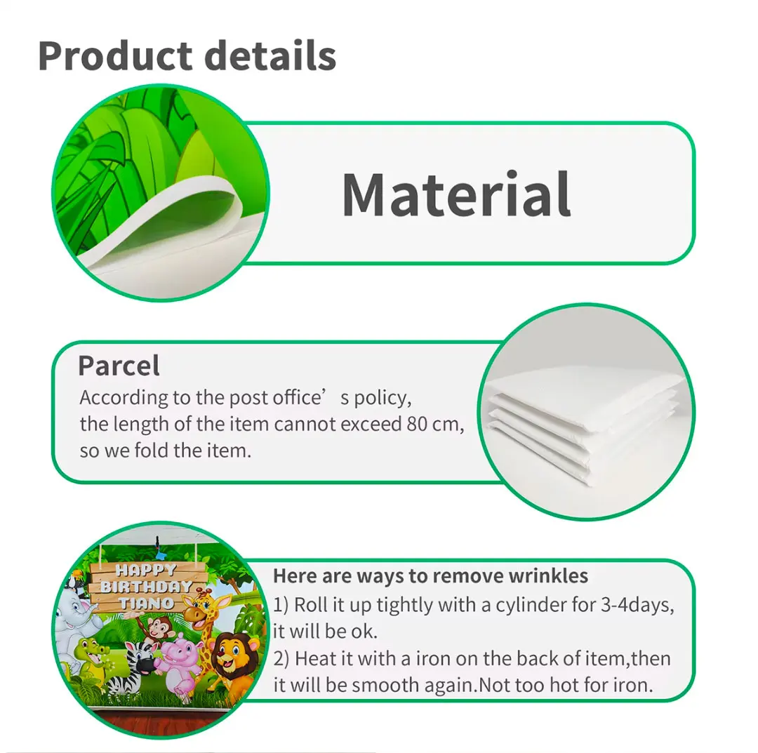 Benutzerdefinierter Name Alter Text Foto Kindergeburtstag Party Banner Hintergrund Zusätzliche Kosten