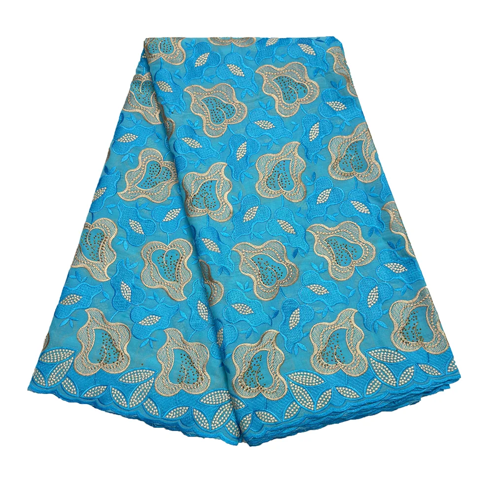 الفرنسية تول الدانتيل نسيج القطن جودة عالية أنيقة 5 ياردة فستان الزفاف المواد السويسري الفوال نسيج القطن الدانتيل للنساء