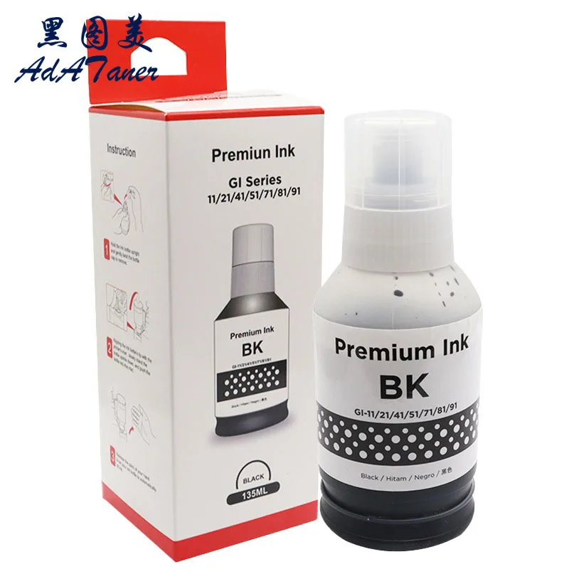 GI41 GI-41 Premium Color Compatible Bulk Bottle Water Based Refill Ink for Canon PIXMA G2460 G3420 G3460 G2420 Printer