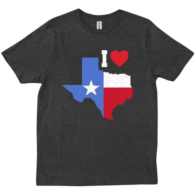 I Love Texas State Saying Home Traveler Vlogger Birthday New T shirt