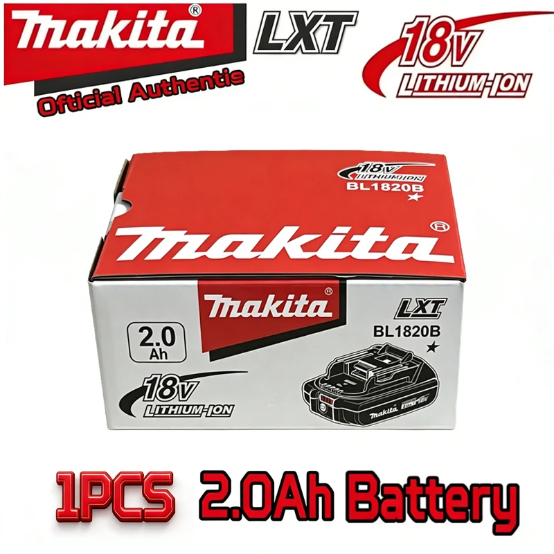 

100% оригинальный аккумулятор Makita 18В 2.0Ач, 2000мАч для электроинструментов Makita BL1830, BL1830B, BL1840, BL1840B, BL1850, BL1860B.