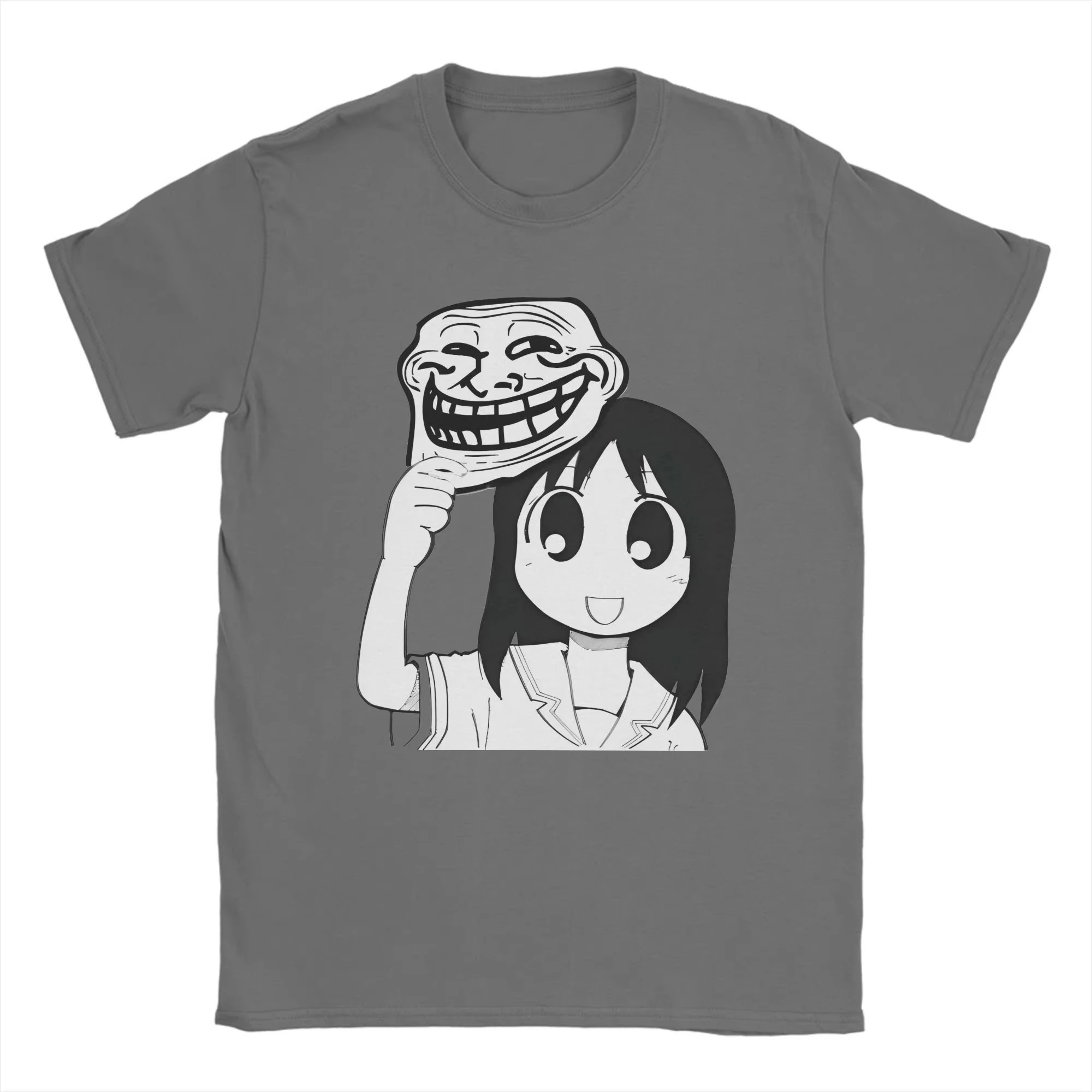 رجل تي شيرت أوساكا التوحد مضحك Kawaii Ayumu تي شيرت موضة أنيمي Azumanga Daioh الصيف تي شيرت ملابس علوية من القطن الخالص حجم كبير