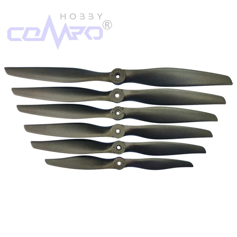 2 peças nylone substituir ff direto-drivado m-elétrico 10x5 12x7 13x7 14x7 15x8 16x10 para avião modelo rc