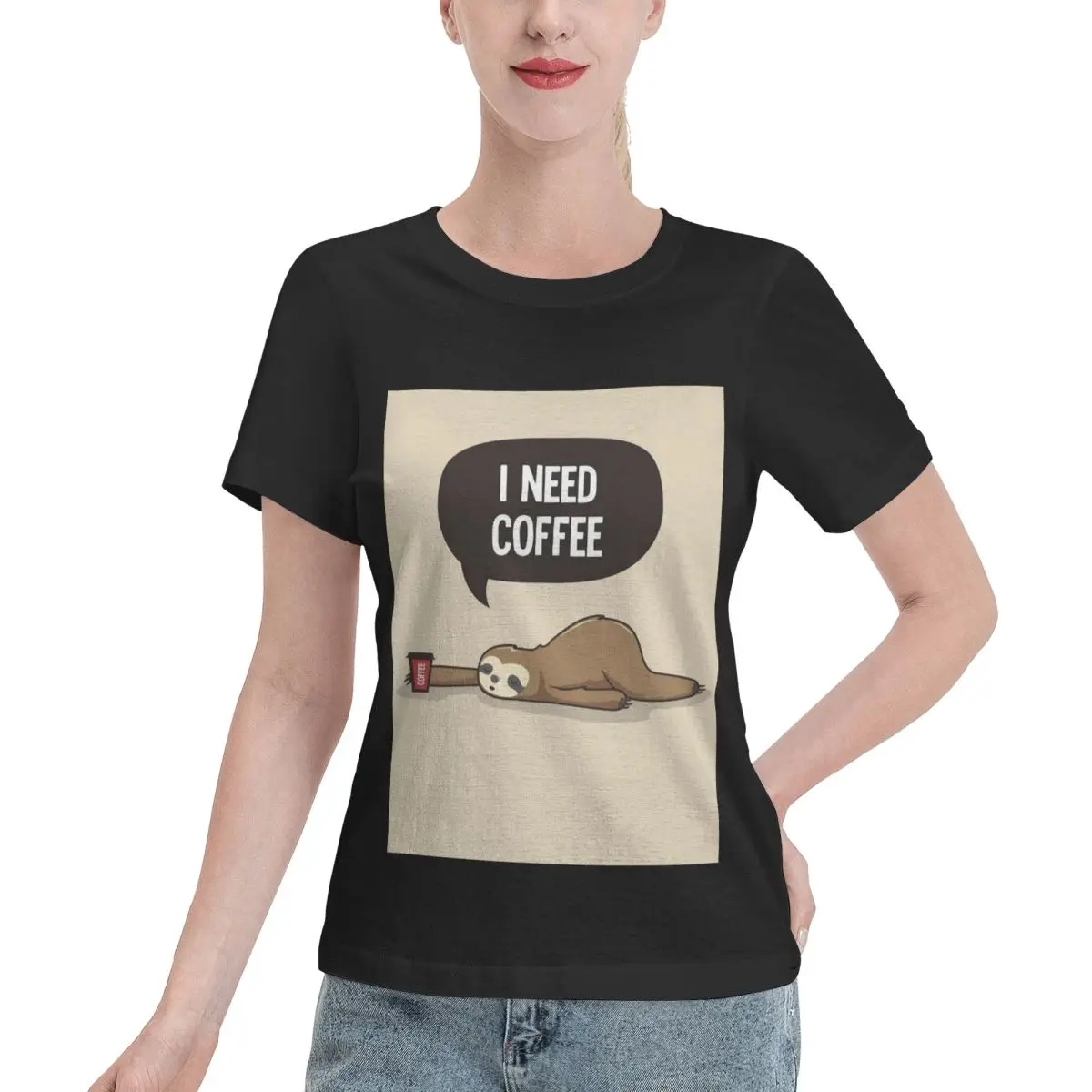 

Coffe_23 Luxury T Shirts for Women's Summer Print Shirt Cotton High Quality Clothing Streetwear