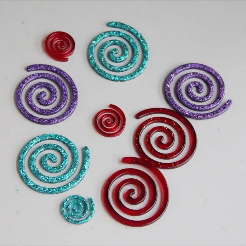 قالب راتنج السيليكون قوالب قلادة المجوهرات نمط مترابطة قوالب القرط سيليكون قالب الراتنج الحرفية لصياغة قلادة #3