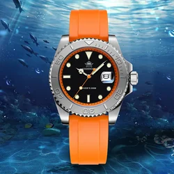 Addiesdive Gummi Silikon Quarzuhr Mode ad2040 200m Tauch kalender Display Uhren super leuchtende Armbanduhr reloj hombre