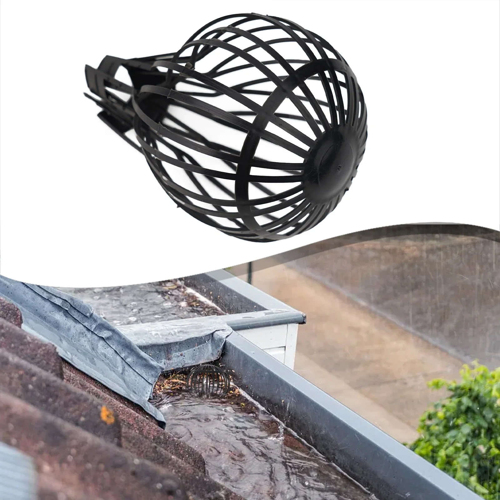 

Balls Roof Moss Down Pipe Gutter Expandable Filter Polypropylene Clogging Debris Drainage System Drainage System