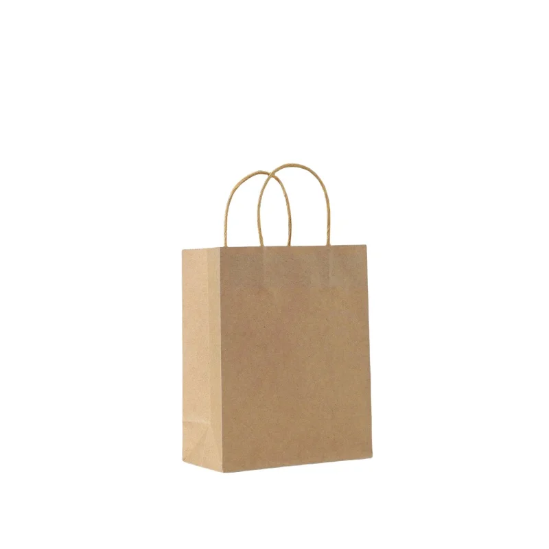 10/20/30/50pcs Colored Shopping Bags Kraft Paper Gift Candy Bag Colored Hand-Held Paper Bags Wedding Party Decoration Gift Bags