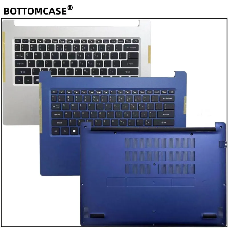 New For BOTTOMCASE® Aspire A514-52G A514-53 S40-51 N19H2 Laptop Palmrest with keyboard 6B.HE1N8.032 6B.HDZN8.032/Bottom case