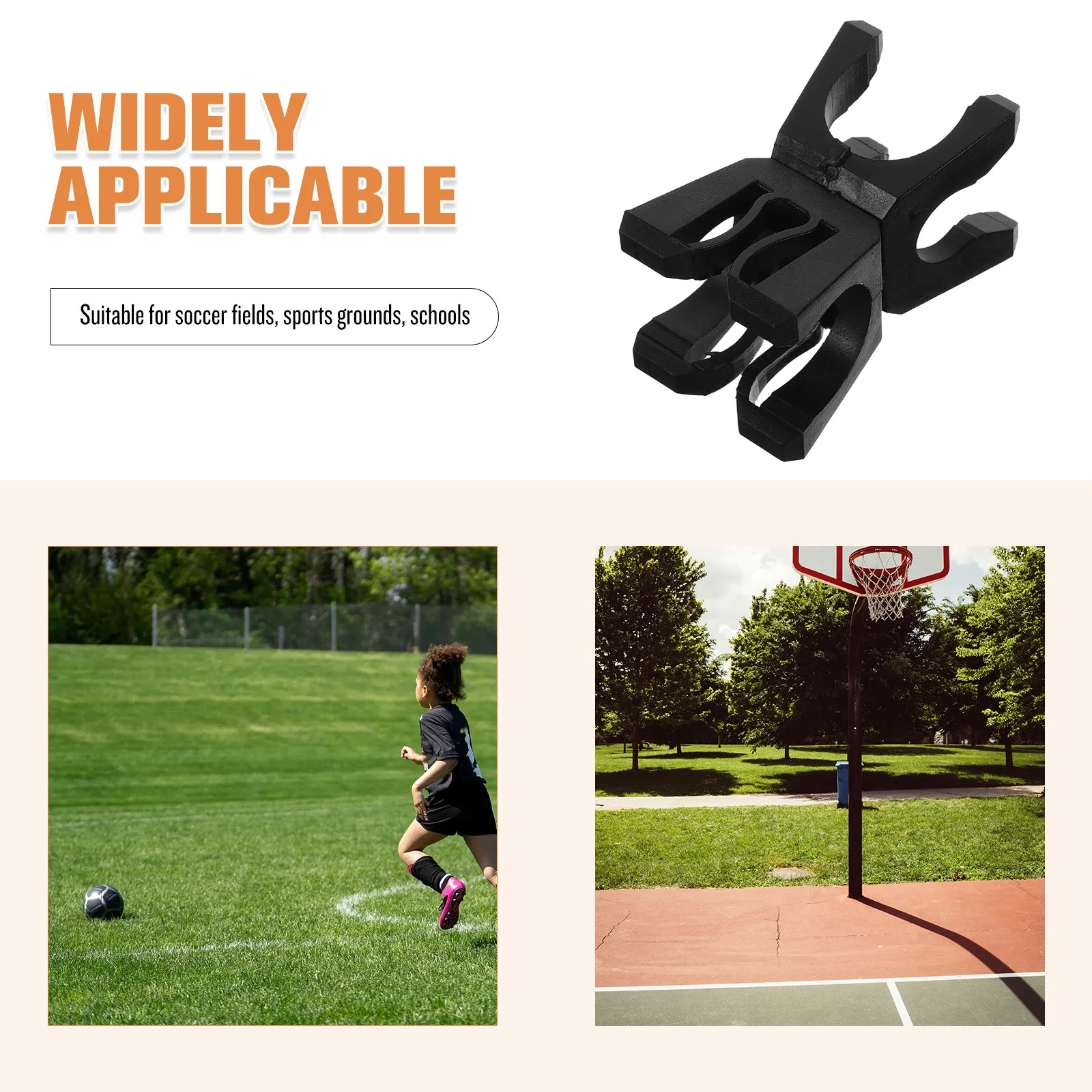 5Pcs Agility Pole Clips Soccer Rod Buckle Rotatable Basketball Training Marker Sign Clips Reusable Sports Training Tools