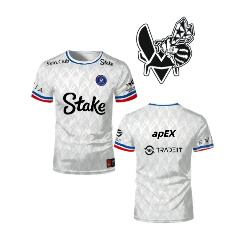 Vitality Team CS2 EPL Championship T-Shirt ZywOo Fans Maßgeschneidertes, modisches, atmungsaktives Rundhals-T-Shirt für den Straßenbereich im Freien