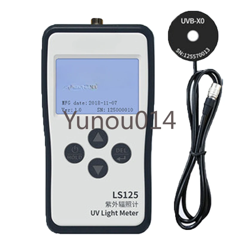 UVB-X0 Probe UVA LED Sensor for LS125 UV Power Meter, Test Intensity and Energy of UV LED Point Light, UV Curing