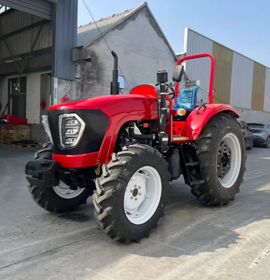 Factory-direct Sale: Brand-new, Multi-functional, 4WD Hydraulic Tractor for Farms and Gardens.