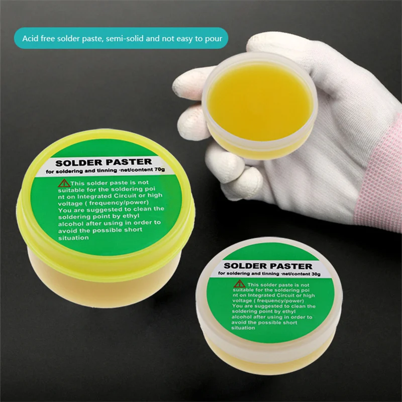 1 قطعة 30 جرام/50 جرام/70 جرام/100 جرام المهنية لحام تدفق لحام لحام لصق 183 درجة درجة حرارة متوسطة تدفق لا نظيفة الصنوبري الخافي من الرصاص #2