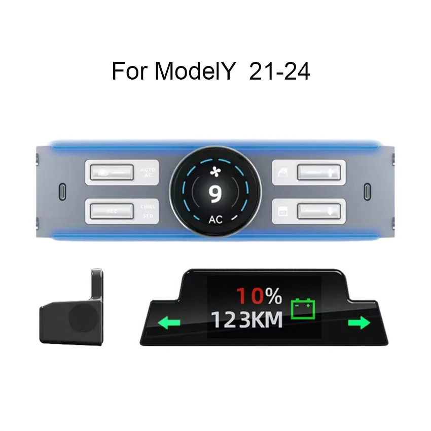 For Tesla Model 3 Highland 2024 Docking Station Central Control Gear Shift Knob Multi-Port USB Hub 2 in 1 Shift Knob & Charge