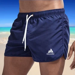 Men Swimming Shorts Summer Print Short Pants Men Swimsuit Trunks Sexy Beach Shorts Surf Board Quick Dry Pants Chort Homme