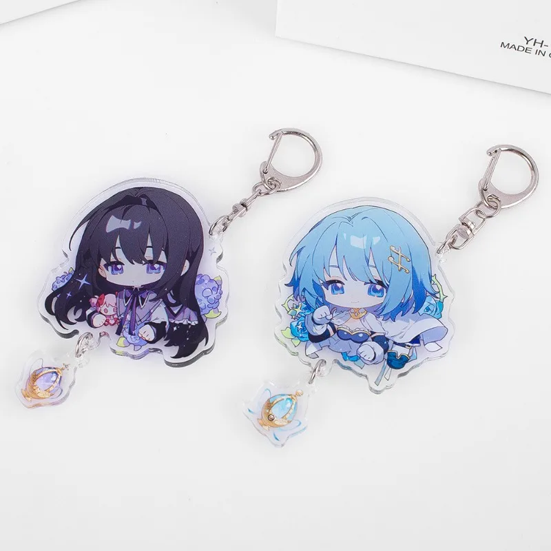 Puella Magi Madoka Magica brelok do kluczy dla kobiet wisiorek z klejnotem dusza akrylowy brelok do kluczy Kaname Madoka dla dziewczynek Akemi Homura — zdjęcie 3