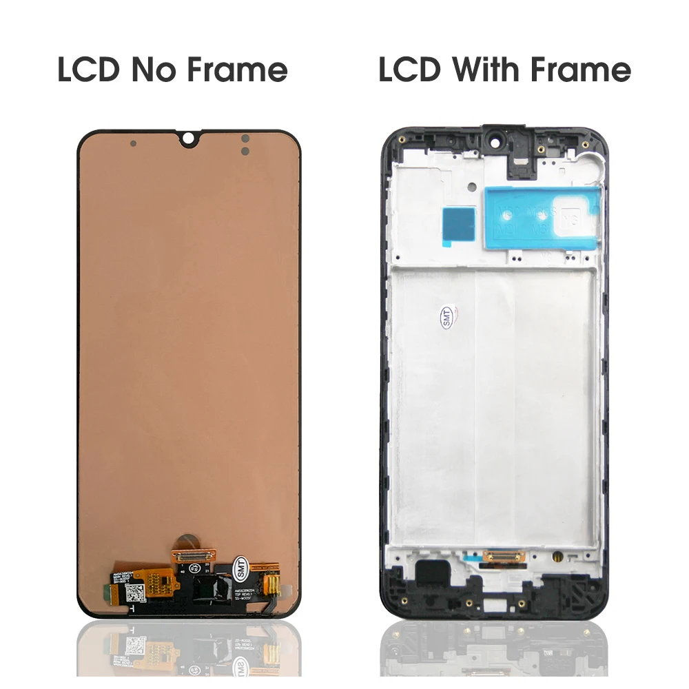 M30S Display Screen with Frame for Samsung Galaxy M30s Lcd Display Touch Screen Digitizer Assembly for Samsung M30s M307 M307F