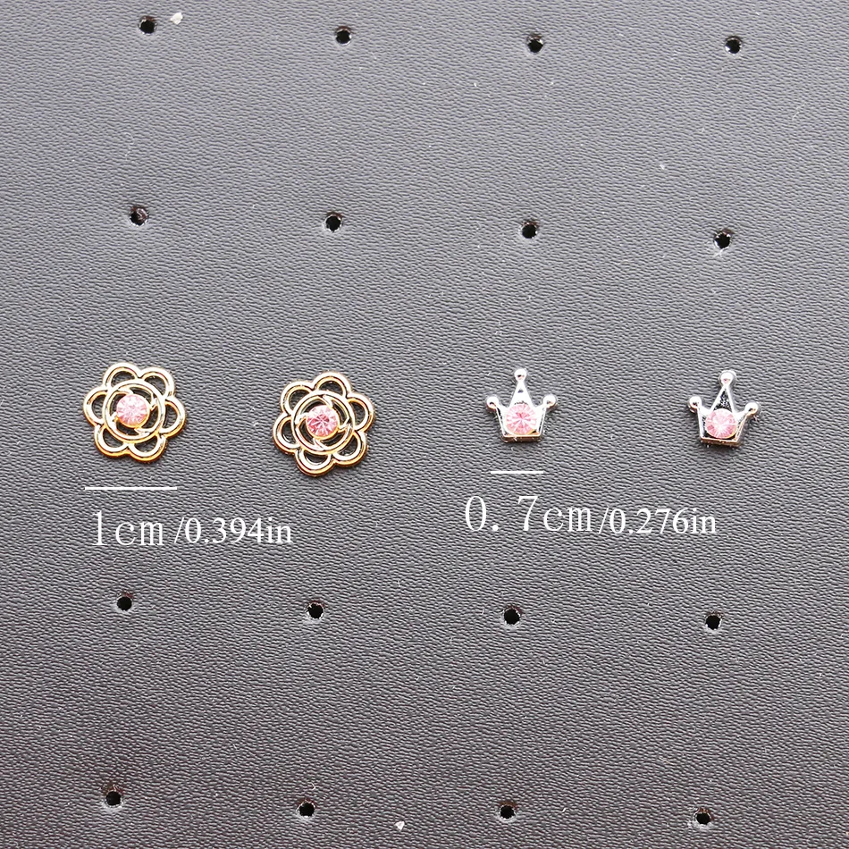 Wholesale Rhinestone Stud Earrings Plastic Jewelry Assorted Small Elegant Ear Drops Minimalist Fashion Style Gift Sets