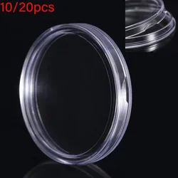 10/20 Pcs 18-40mm  Coin Storage Capsules Protective Case Coin Storage Case Collector Case Transparent Plastic Coin Capsules