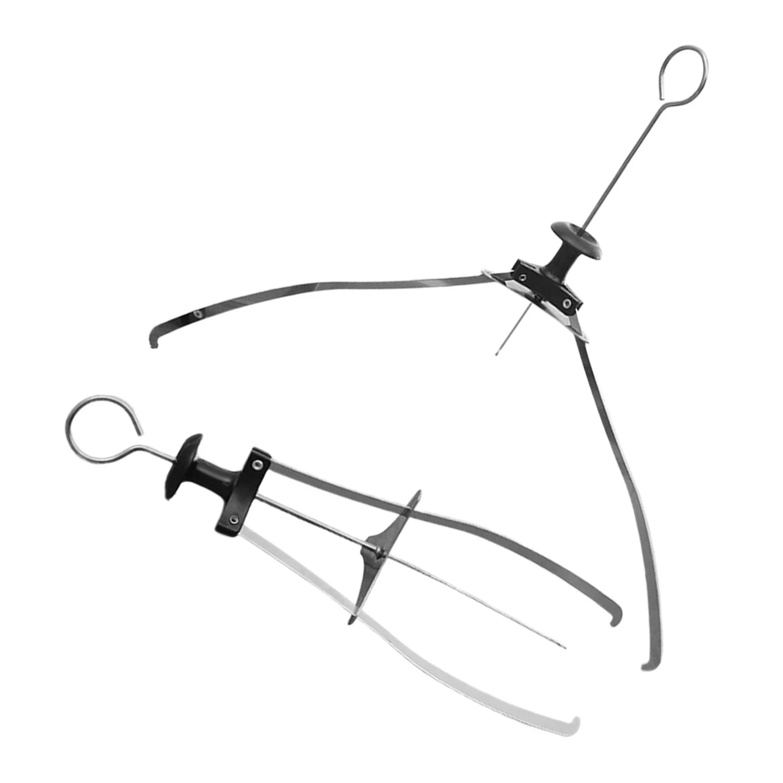 2개 스테인리스 스틸 볼 그리퍼 뜨거운 접시 리프터 화상 방지 접시 홀더 주방 도구 냄비 팬 피자 트레이 논슬립