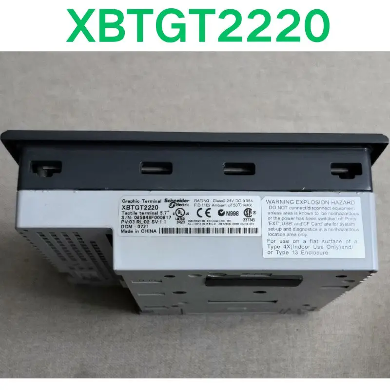 Second-hand Schneider XBTGT2220 touch screen  Tested Ok