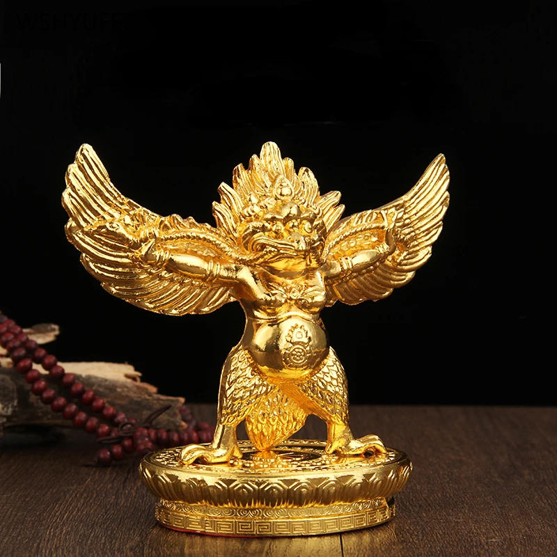 

Home decoration accessories Tibetan goods Buddha statue gilded Dapeng Golden Winged Bird Ornament Home Furnishings