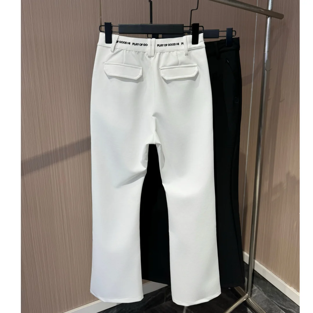 Golf women's clothing Korean version autumn and winter golf women's pants look slim and elastic golf pants women's micro flared