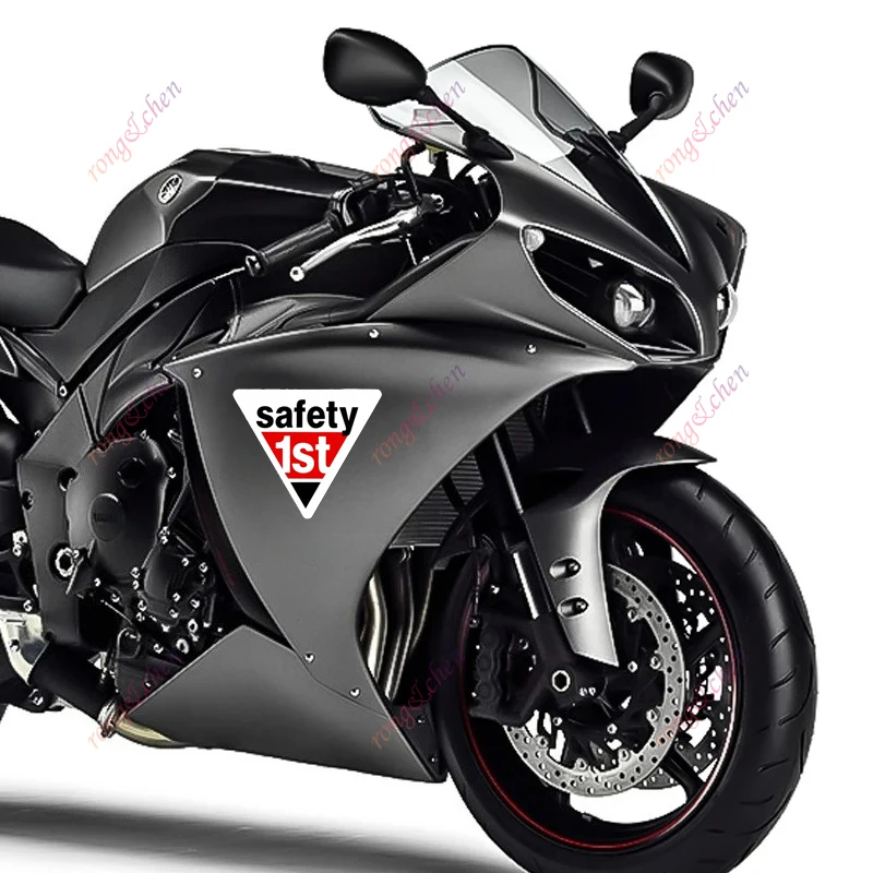 تسجيل سيارة ملصق السلامة 1ST لسيارة دراجة نارية خوذة سباق الكمبيوتر المحمول جذع الجسم نافذة السيارة لوح التزلج مقاوم للماء شارات الفينيل البلاستيكية #4
