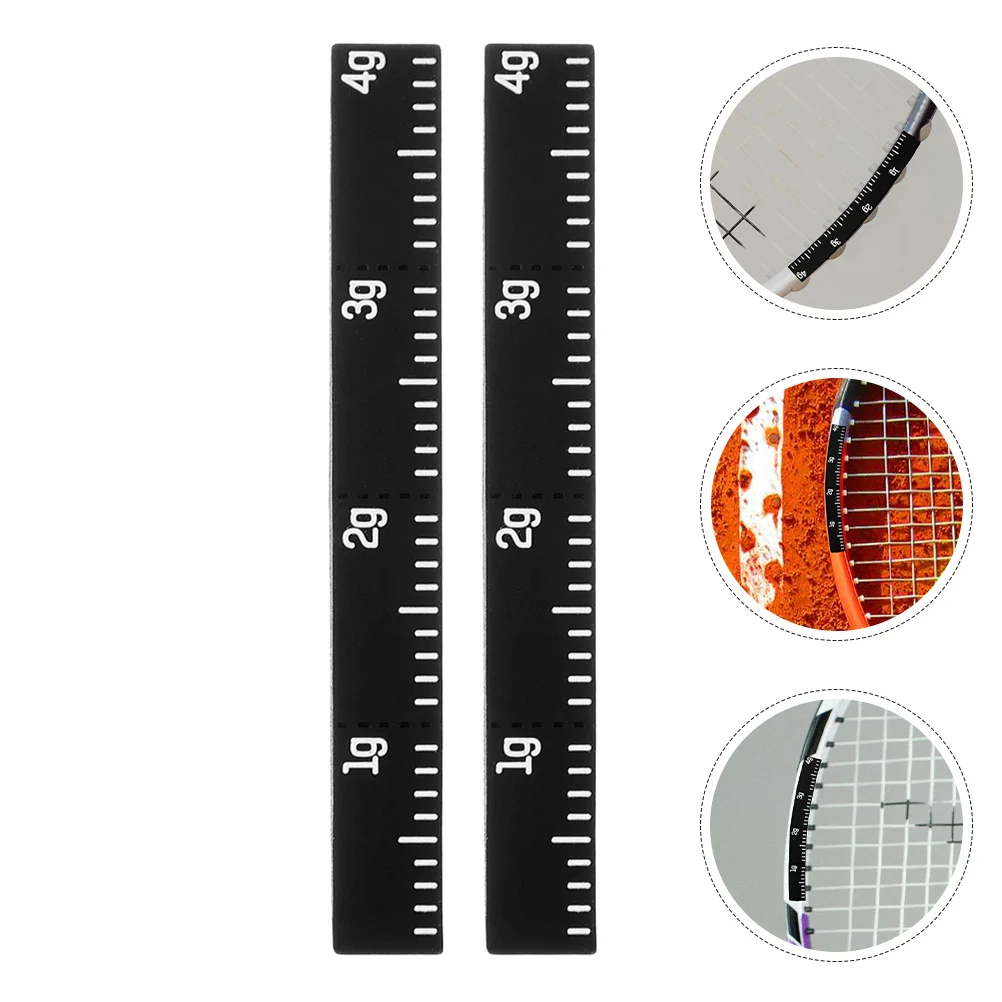 

4 PCS Tennis Racket Weights Part Weighted Pads Silicone for Weighting Component