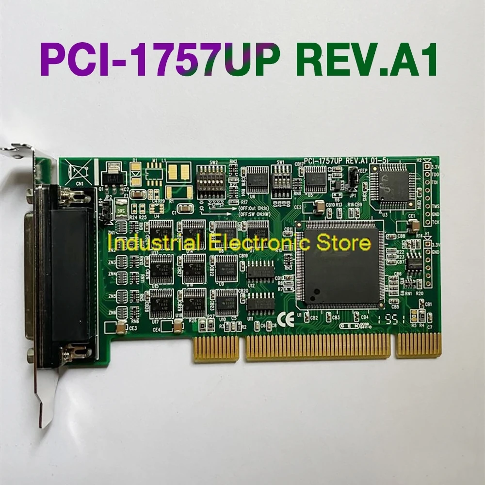 24-Channel Digital Input/Output Capture Card For Advantech PCI-1757UP REV.A1