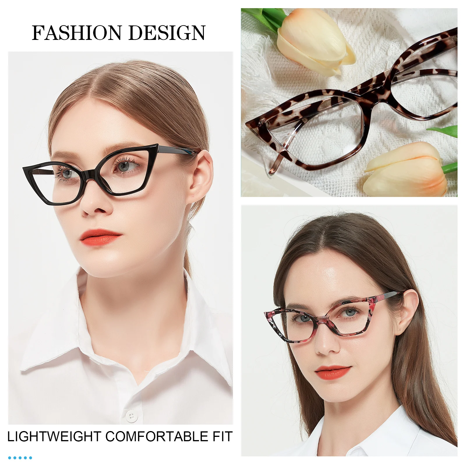 Fashion Cat Eye Women Reading Glasses Vintage Sexy Presbyopic Eyeglasses Reading Luxury Lady Reader +1.0 1.5 2.0 2.5 3.0 3.5 4.0