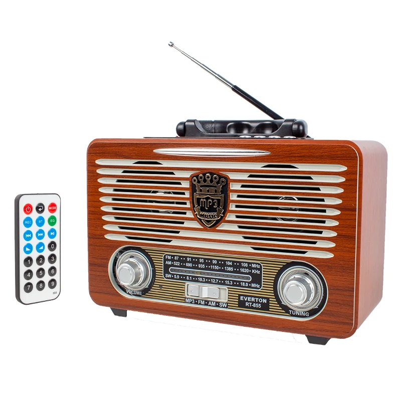 EVERTON RT-855BT USB/SD/FM/BLUETOOTH SUPPORTED NOSTALGIC RADIO