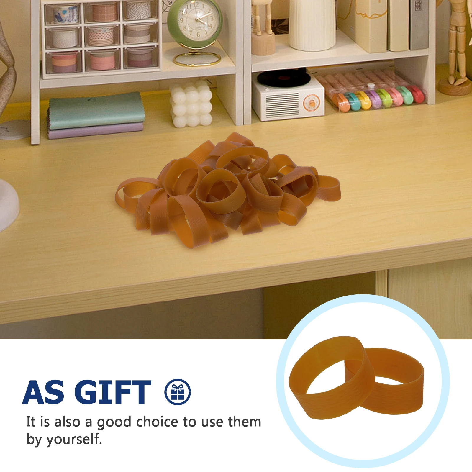 Elasticity Bright Colors Multi Functional Daily Accessories Supplies Rubber Ring Bundled Craft Sewing