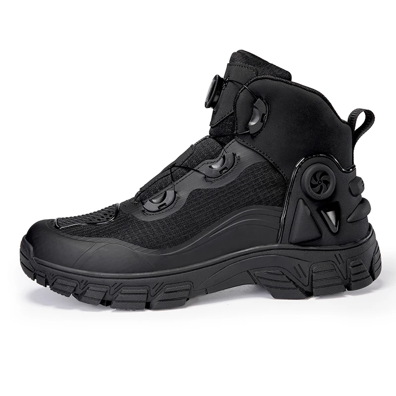 

Motorcycle protective riding boot men four seasons high top fashion breathable anti slip off-road cycling shoes travel equipment
