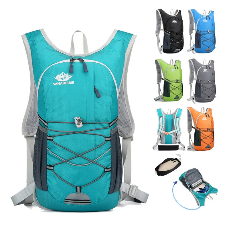 Cycling Backpack Mountaineering Travel Bag Waterproof Sports Bag Lightweight Foldable Camping Water Bladder Bag