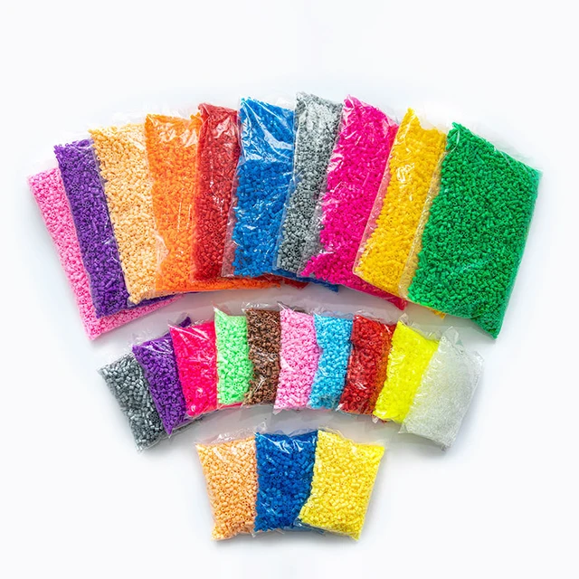 100g/10000 sztuk 2.6mm Mini Perler Hama koraliki dzieci DIY zabawki Colormixing biały czarny kolor koraliki do łączenia zabawki edukacyjne dla dzieci